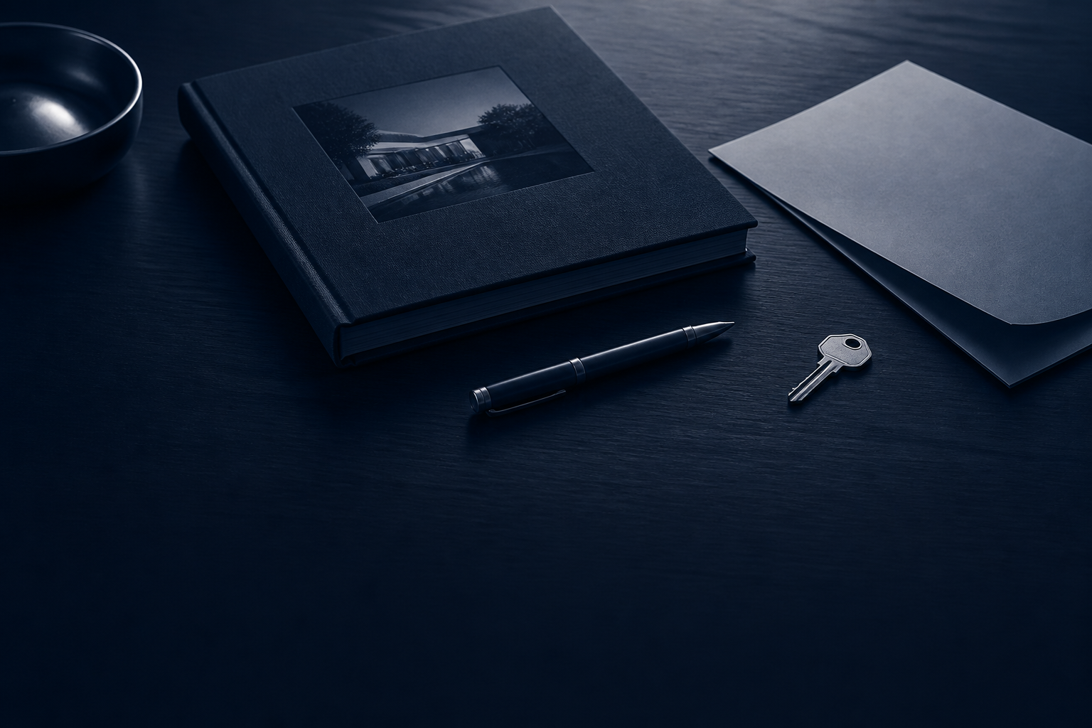 A restrained property portfolio, unsigned documents, pen and separated key